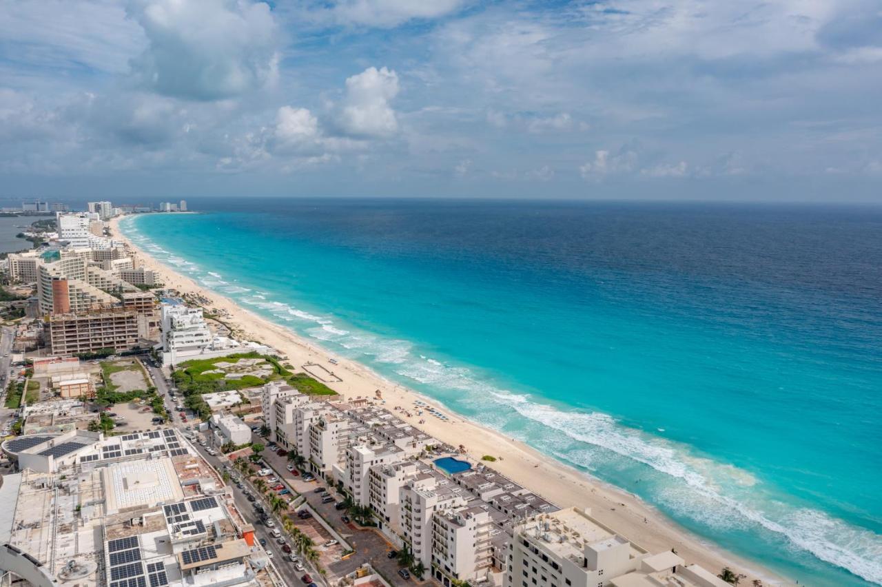 Amazing Caribbean Ocean View At Villas Marlin In Cancún Zewnętrze zdjęcie