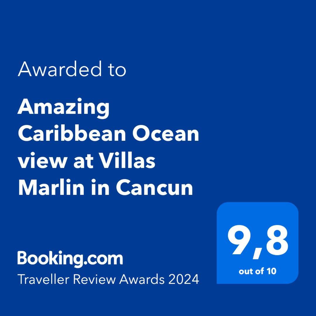 Amazing Caribbean Ocean View At Villas Marlin In Cancún Zewnętrze zdjęcie