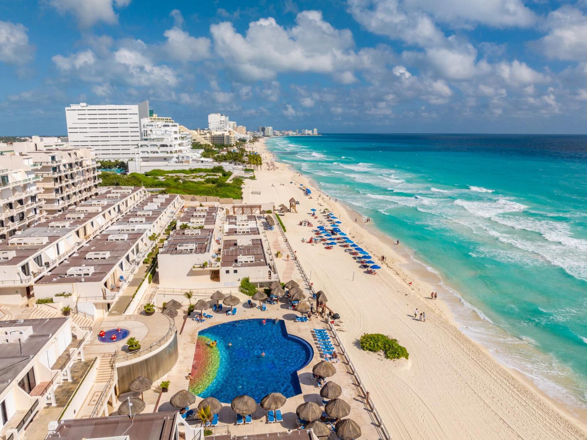 Amazing Caribbean Ocean View At Villas Marlin In Cancún Zewnętrze zdjęcie