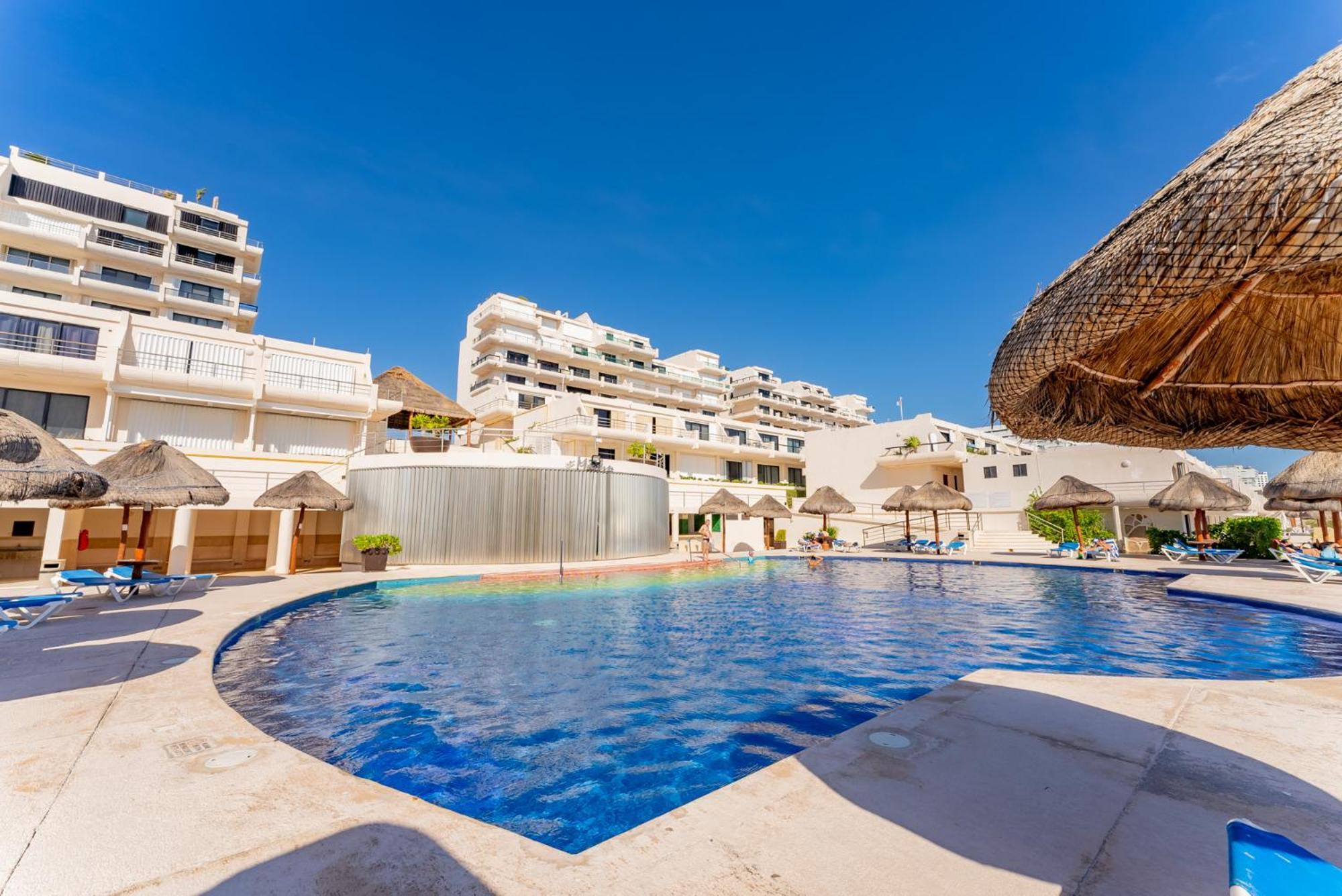 Amazing Caribbean Ocean View At Villas Marlin In Cancún Zewnętrze zdjęcie