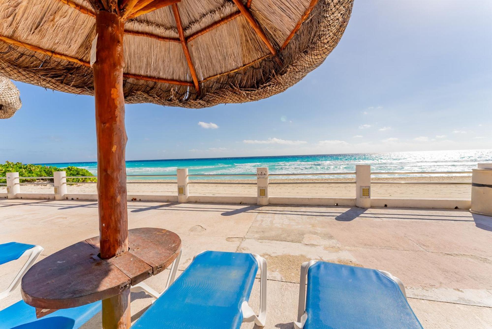 Amazing Caribbean Ocean View At Villas Marlin In Cancún Zewnętrze zdjęcie