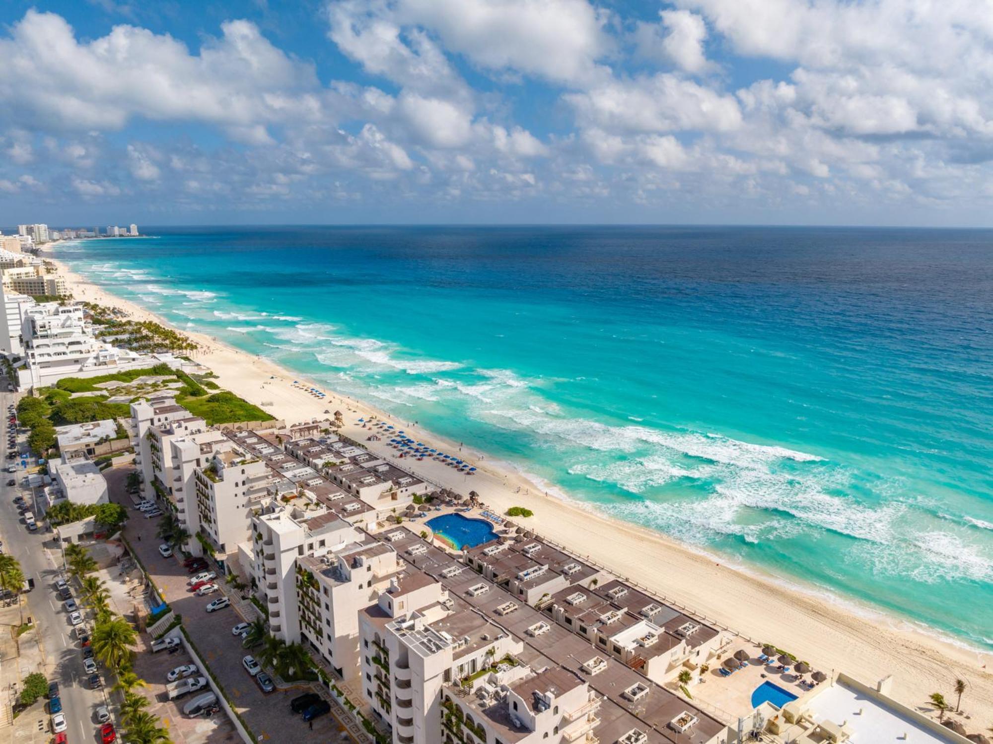 Amazing Caribbean Ocean View At Villas Marlin In Cancún Zewnętrze zdjęcie